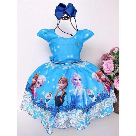 Vestido Temático Frozen