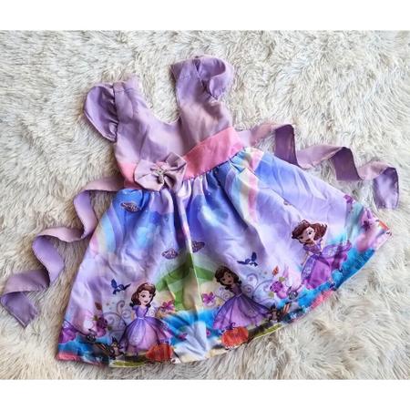 Vestido princesa hotsell sofia simples