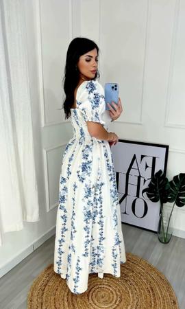 Vestido longo estilo best sale romantico