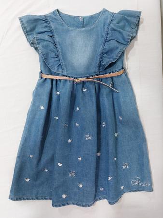 Vestido jeans sale 1 ano