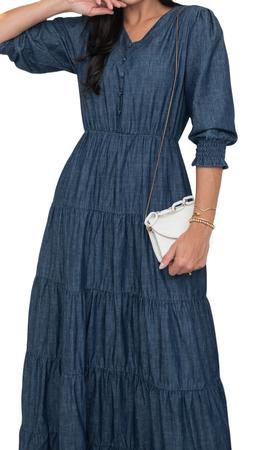Vestido longo gospel sale