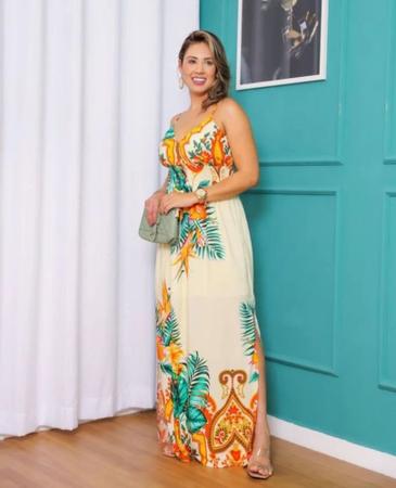 Vestido longo hotsell em atacado