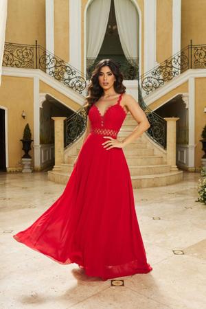 Vestido longo cheap doce maria