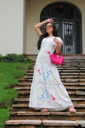 Vestido longo store estampado juvenil