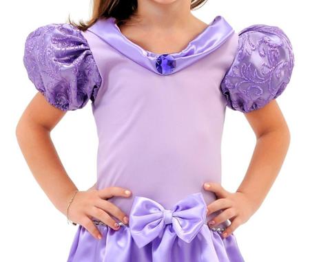 Fantasia Vestido Luxo Infantil Princesa Sofia / Rapunzel C/ Tiara - Kids -  Fantasias para Crianças - Magazine Luiza