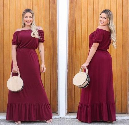 Vestido longo best sale ciganinha festa