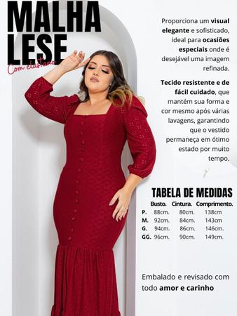 Imagem de Vestido Longo Justo Sereia Malha Lese com Botões Festa Casamento