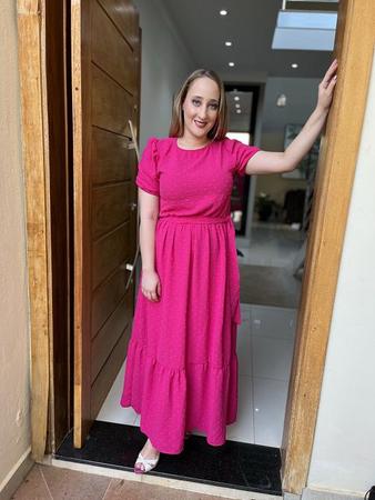 Moda evangelica rosa pink 2025
