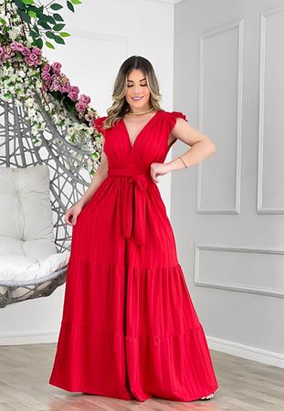 Vestido de festa soltinho longo 2025