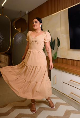Vestido longuete - Michelle - bella donna Imagem de Vestido longuete - Michelle