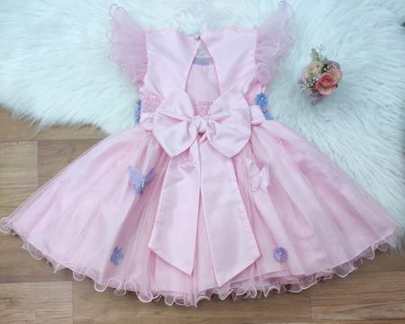 Vestido Luxo Festa Infantil Tema Jardim Encantado mari