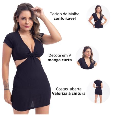 Short Feminino Curto Elastano Malha Preto G Blogueira Curtinho