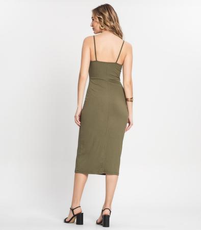 Imagem de Vestido Midi Canelado Select Verde