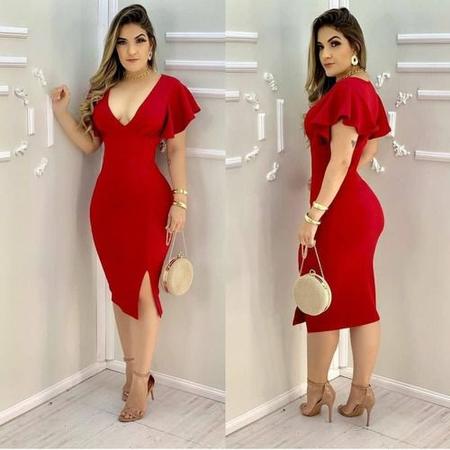 Vestido vermelho casamento best sale civil
