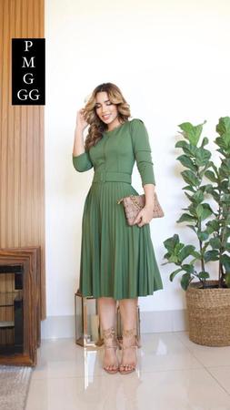 Vestido Midi Noiva Civil Madrinha Cart rio Formatura Casual