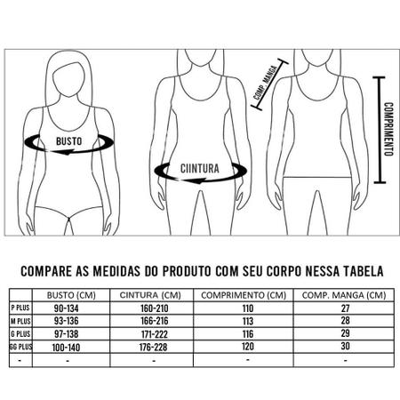 Imagem de Vestido Midi Plus Size Três Marias Manga Curta Com Recortes