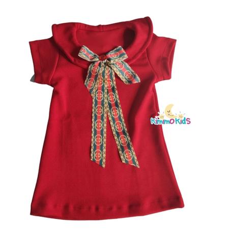 Vestido Princesa Vermelho - kimimo kids - Vestido Feminino