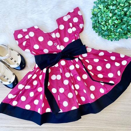 Vestido minnie cheap baby rosa