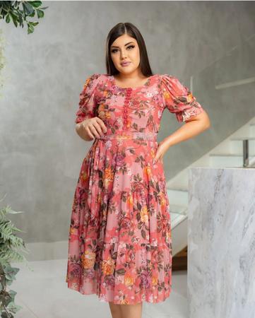Vestido Moda Evang lica Mulher Virtuosa Vermelho Casamento