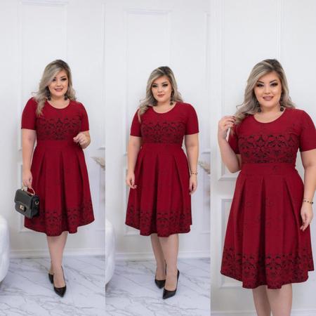 Vestido madrinha civil plus cheap size