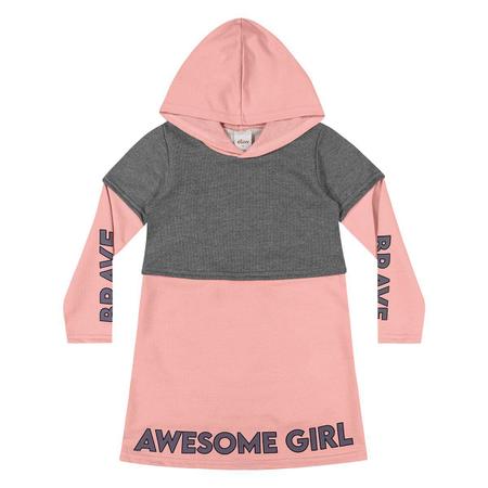 Vestido moletom infantil 2025