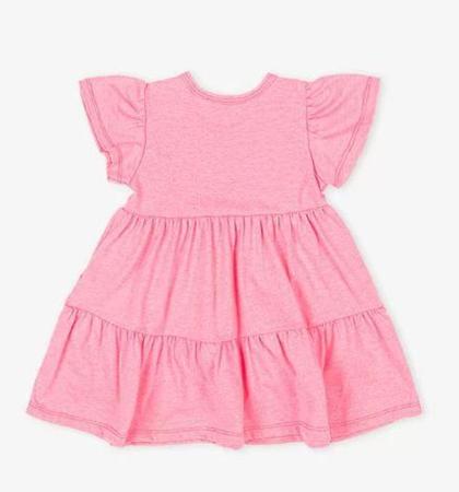 Vestido Momi Bebê Rosa Neon Imagem de Vestido Momi Bebê Rosa Neon