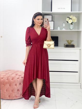 Vestido Mullet Moda Mulher Super Elegante E Fashion R.B