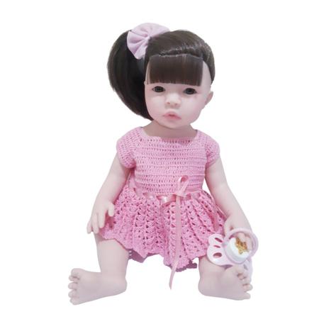 Vestido Em Crochê Para Boneca Baby Alive