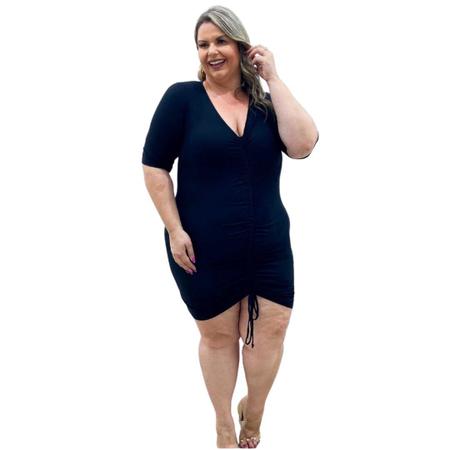 Tubinho preto plus size sales