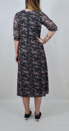 Vestido Pollyanna Pretty Girl Floral Feminino Blufera Jeans 21522-3 Imagem de Vestido Pollyanna Pretty Girl Floral Feminino Blufera Jeans 21522-3