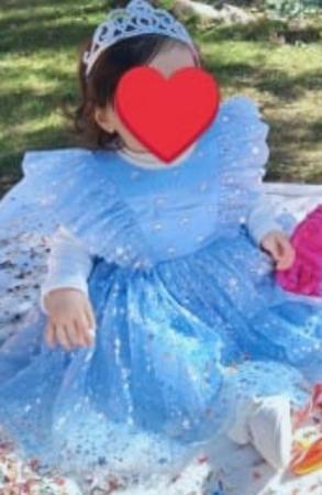 Vestido de Festa Princesa Infantil Bebê Menina