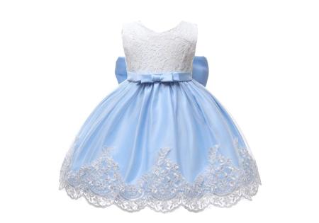 Vestido princesa Azul bebê