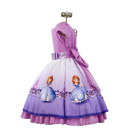 Vestido Princesa Sofia 4 Anos, Roupa Infantil para Menina Usado 81038486