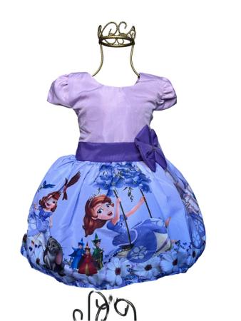 Vestido Fantasia Temático Princesinha Sofia Luxo P M G Gg - Pingo De Gente  Baby Kids - Vestido Feminino - Magazine Luiza