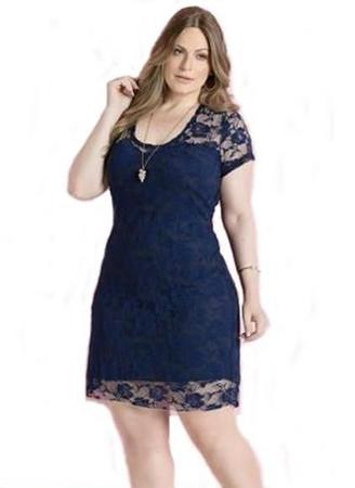 Vestido Renda Plus Size Festa Madrinha Formatura Batizado
