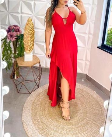 Vestido hotsell vermelho reveillon