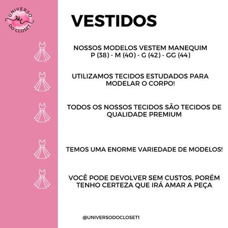 Imagem de Vestido Roupas Femininas Evangélico Midi Tubinho Social Barato Oferta Barato 