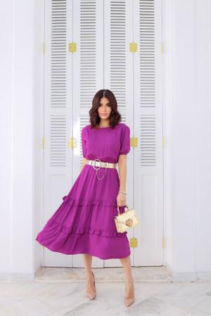 Vestido roxo 2025