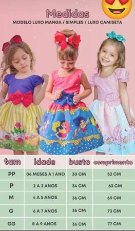 Vestido Temático Moana Bebê E 1 ano - PopKids Store Moda Infantil