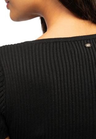 Vestido Tricot Decote Canelado Guess Imagem de Vestido Tricot Decote Canelado Guess