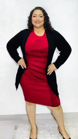 Vestido tubinho bengaline 2025