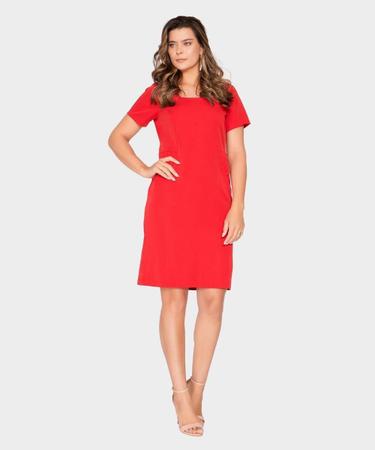 Vestido tubinho cheap decote quadrado
