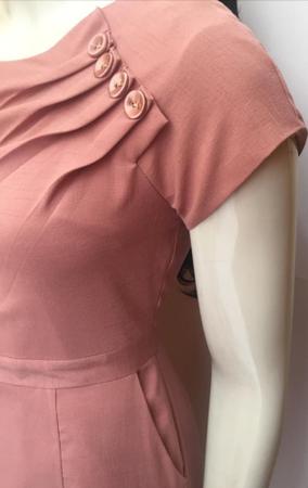 Vestido tubinho hotsell rosa seco