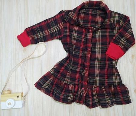 Vestido Xadrez De Beb Menina Roupa Xadrez De Bebe Baby s Life