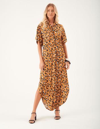 Vestido chemise on sale onça