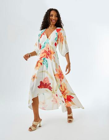 Vestido floral best sale mullet