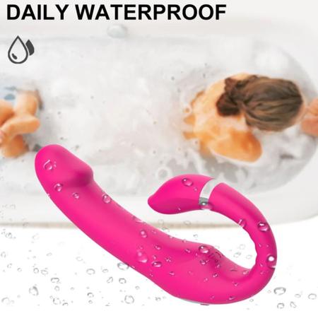 Imagem de Vibrador Duplo com Função de Aquecimento - Estímulo Ponto G e Clitóris