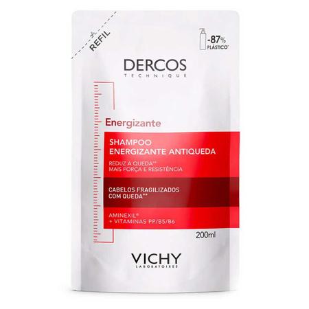 Imagem de Vichy Dercos Energizante Kit - Shampoo + Condicionador + Shampoo Refil + Ampola