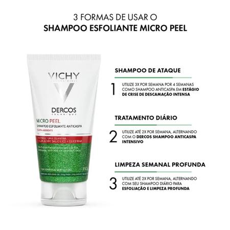 Imagem de Vichy Dercos Micro Peel Shampoo Esfoliante Anticaspa 150ml