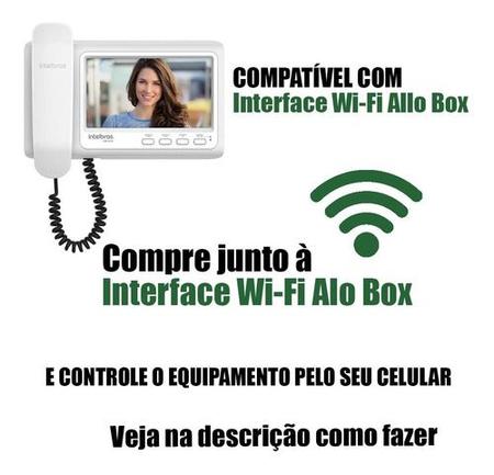 Imagem de Vídeo Porteiro Eletrônico Interfone Intelbras Ivr 1070 Hs